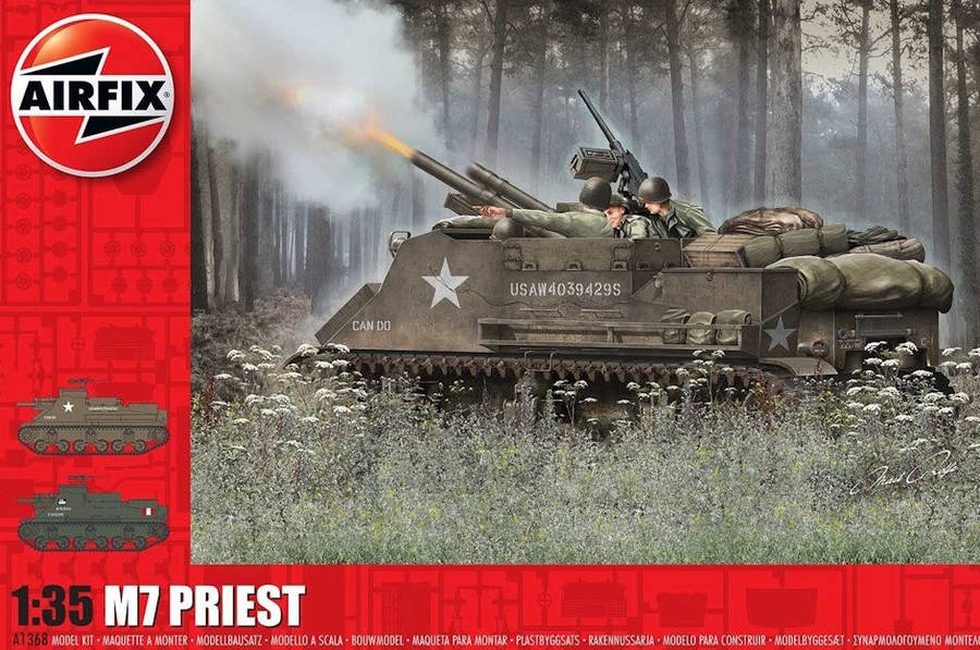 M7 Priest 1/35 Scale Airfix A1368
