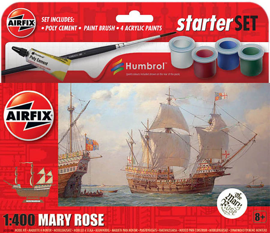 Mary Rose SmallStarter Set 1/400 Scale AirfixA55114A