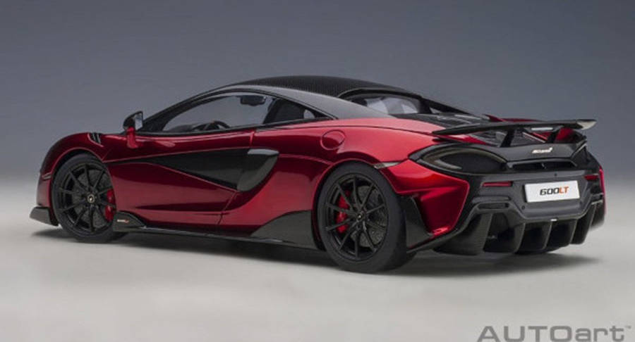 Mclaren 600LT Volcano Red 1/18 Scale Auto Art AA76085