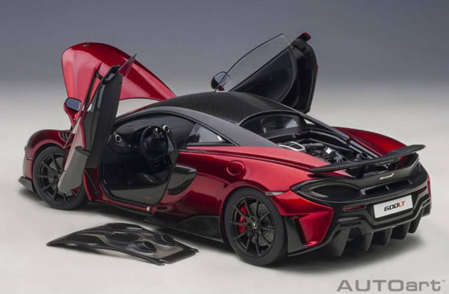 Mclaren 600LT Volcano Red 1/18 Scale Auto Art AA76085