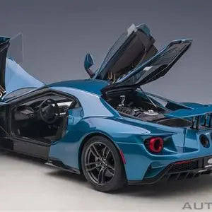 Ford Gt Liquid Blue 2017 1/12 Scale Auto Art AA12107