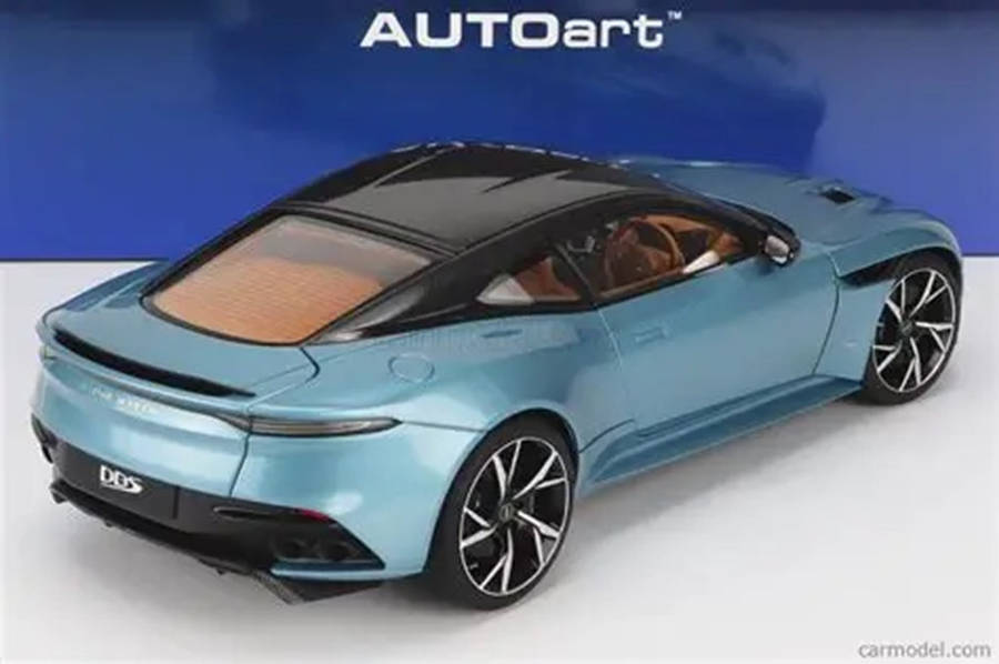 Aston Martin DBS Superleggera Pearl Blue 1/18 Scale Auto Art AA72099