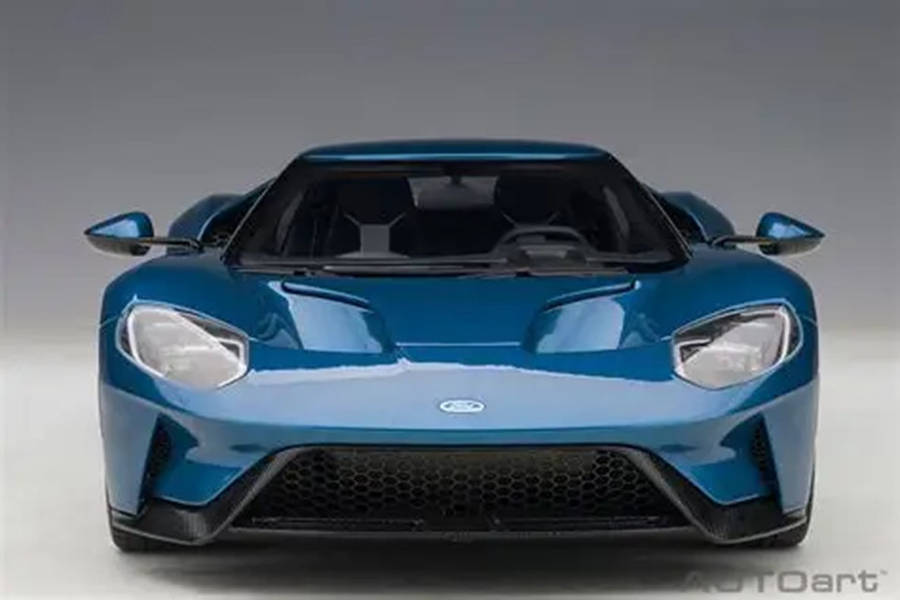 Ford Gt Liquid Blue 2017 1/18 Scale Auto Art AA72942