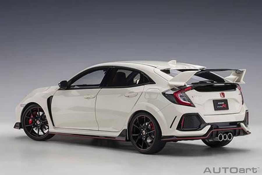 Honda Civic Type R Fk8 Championship White  1/18 Scale Auto Art AA73266