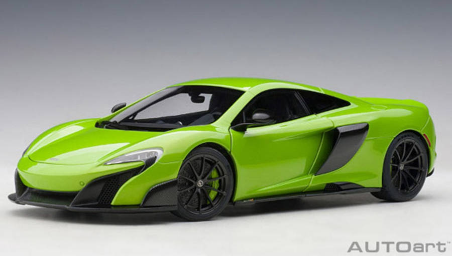 Mclaren 675 Lt Napier Green  1/18 Scale Auto Art AA76049