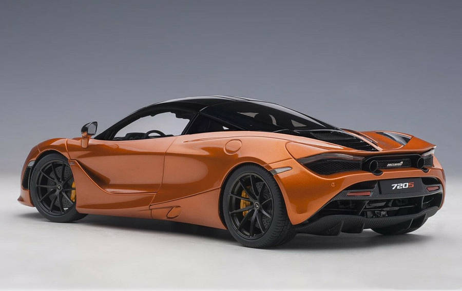 Mclaren 720s Azores Orange 1/18 Scale Auto Art AA76074