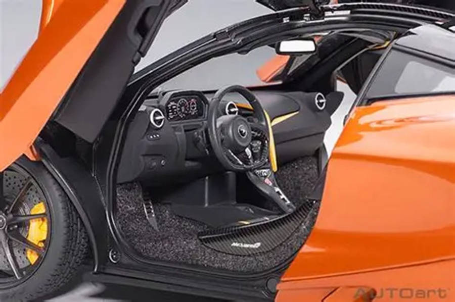 Mclaren 720s Azores Orange 1/18 Scale Auto Art AA76074