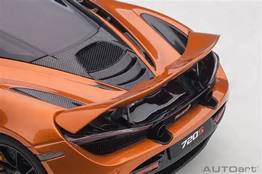 Mclaren 720s Azores Orange 1/18 Scale Auto Art AA76074