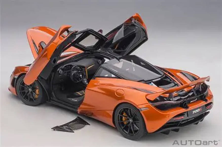 Mclaren 720s Azores Orange 1/18 Scale Auto Art AA76074