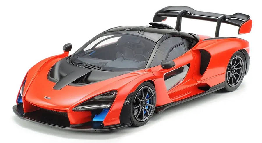 Mclaren Senna Trophy Mira/Orange  1/18 Scale Auto Art AA76078