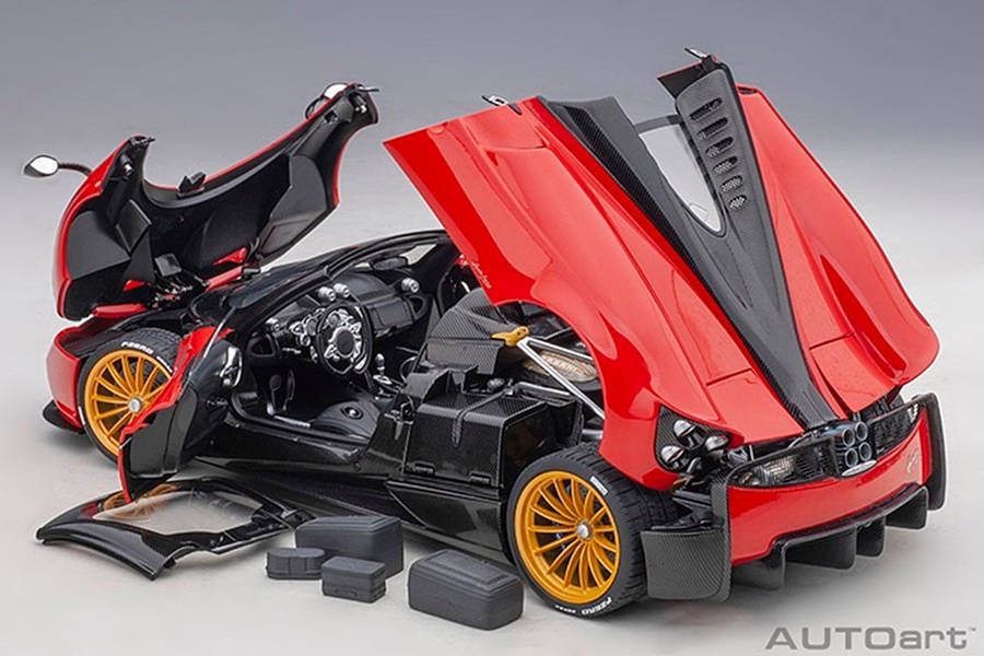 Pagani Huayra Rosso Monza 1/18 Scale Auto Art AA78287