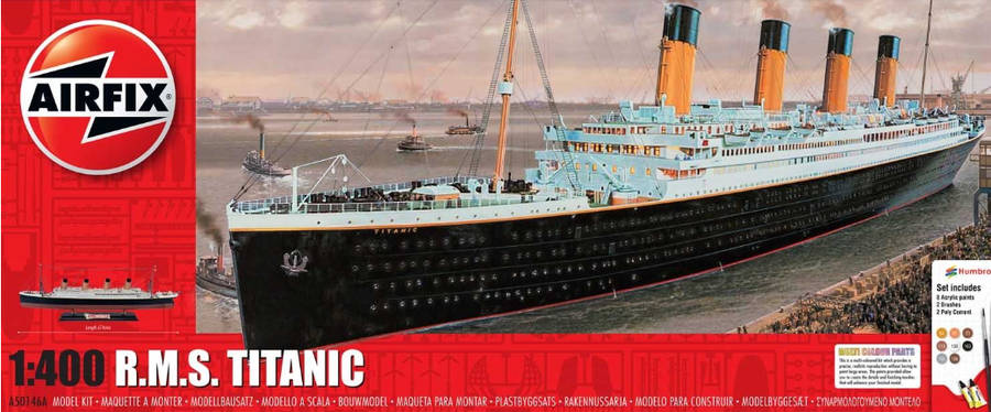 RMS Titanic Large Gift Set 1/400 Scale Airfix A50146A