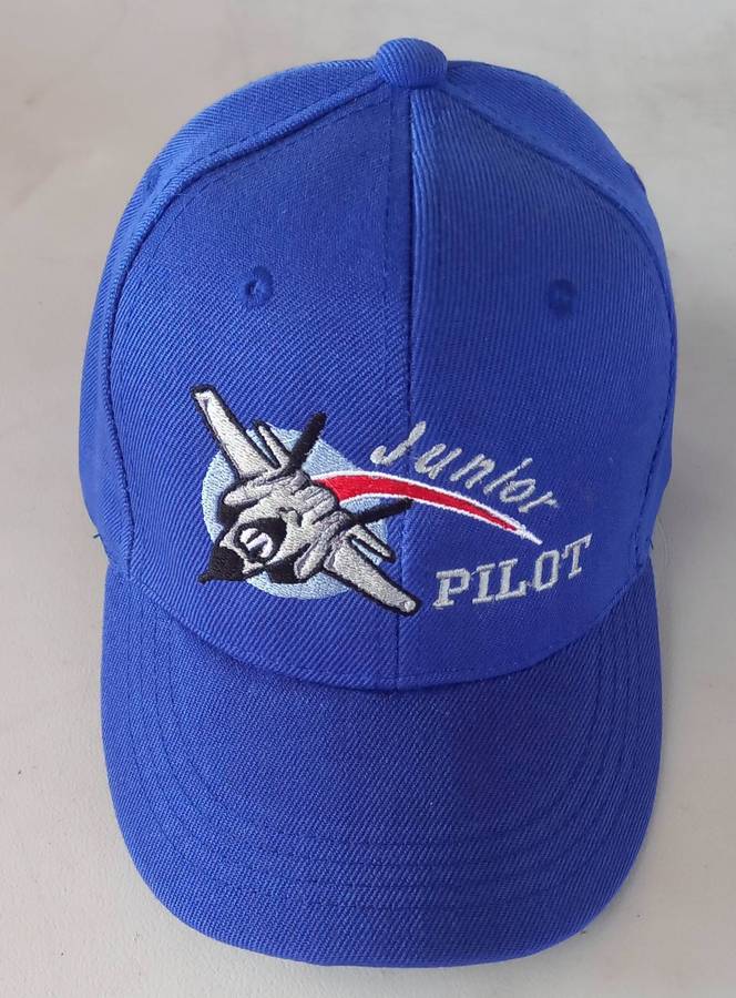 F-18 Hornet Junior Pilot Kiddies Cap Blue - CAP23