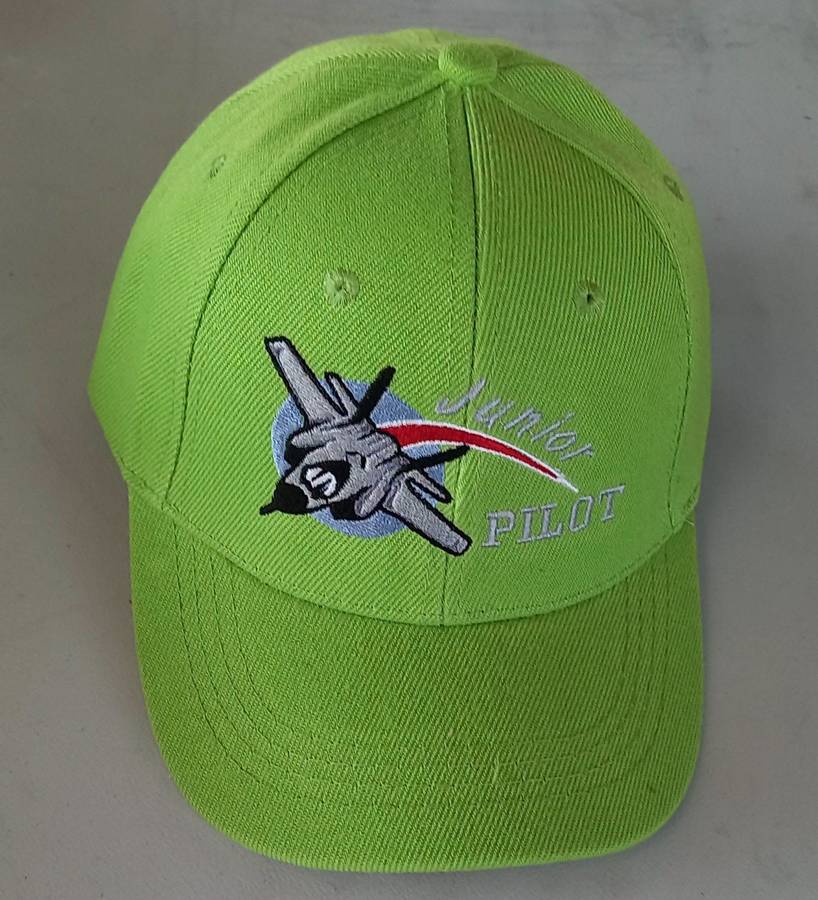 F-18 Hornet Junior Pilot Kiddies Cap Lime Green - CAP29