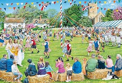 Village Celebrations - Four 500 Piece Gibson Puzzles GIB5051