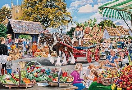 Village Celebrations - Four 500 Piece Gibson Puzzles GIB5051