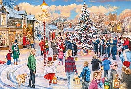 Village Celebrations - Four 500 Piece Gibson Puzzles GIB5051