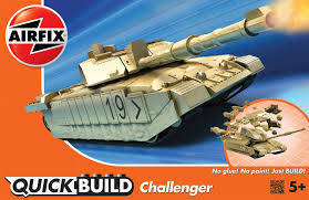 Quickbuild Challenger Tank Airfix J6010