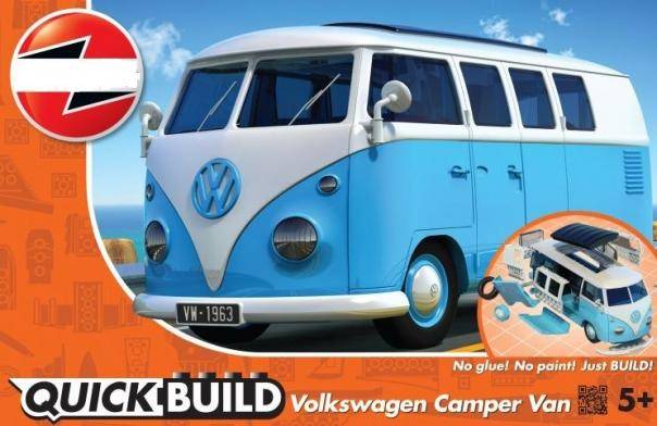 Quickbuild VW Camper Van (Blue) Airfix J6024