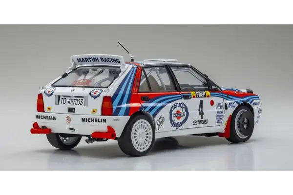 LANCIA DELTA INTEGRALE MC #4 WHITE 1992 1/18 Scale Kyosho KYO08348A