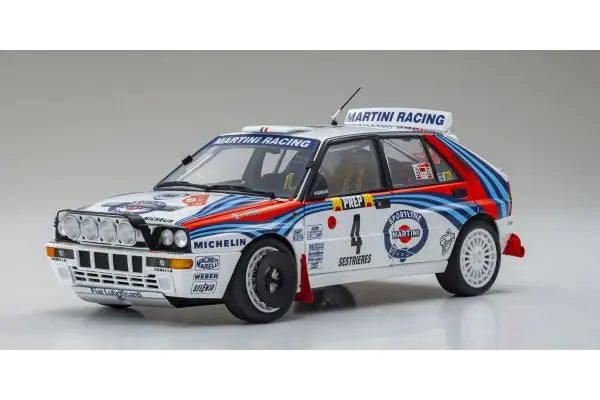 LANCIA DELTA INTEGRALE MC #4 WHITE 1992 1/18 Scale Kyosho KYO08348A