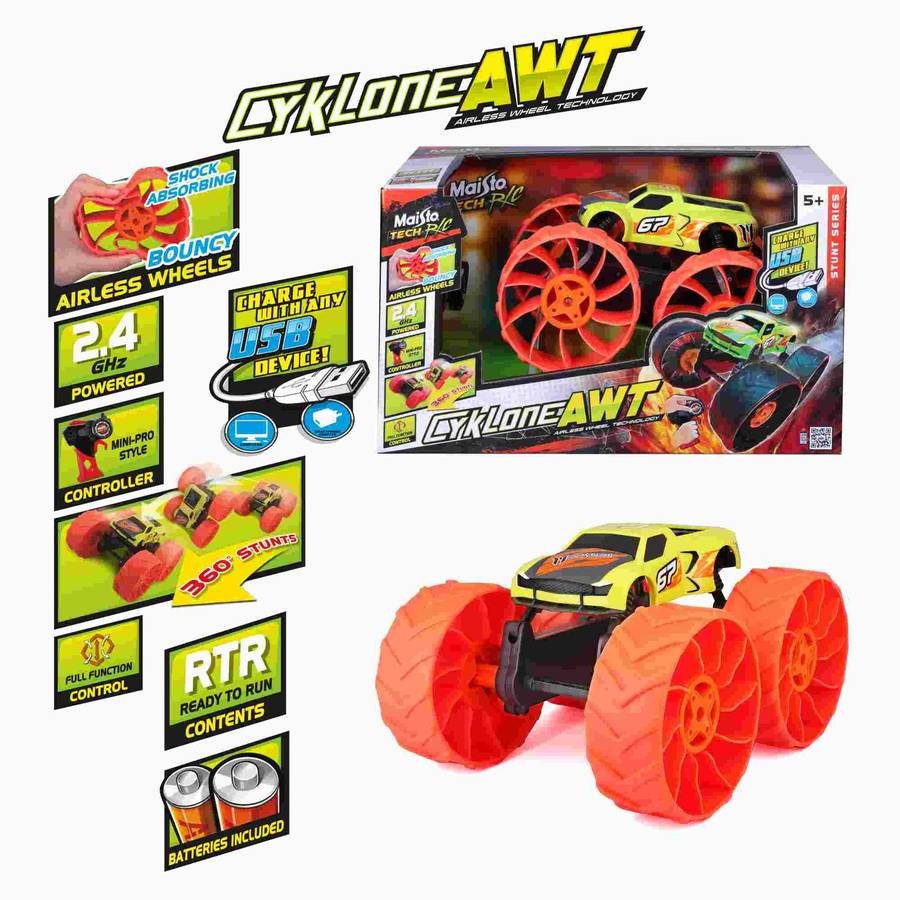 R/C Cyklone AWT w/Battery & USB charger Maisto 81796