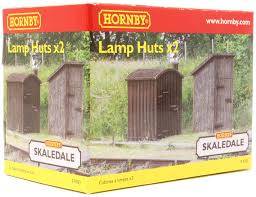 Lamp Huts x 2 00 Gauge Hornby R9783