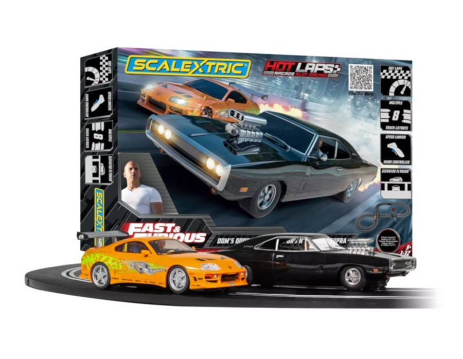 Fast & Furious Hot Laps Race Set - 1/32 Scale - Scalextric - SCAC1458P