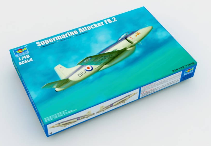 Supermarine Attacker FB.2 1/48 Scale Trumpeter 02867