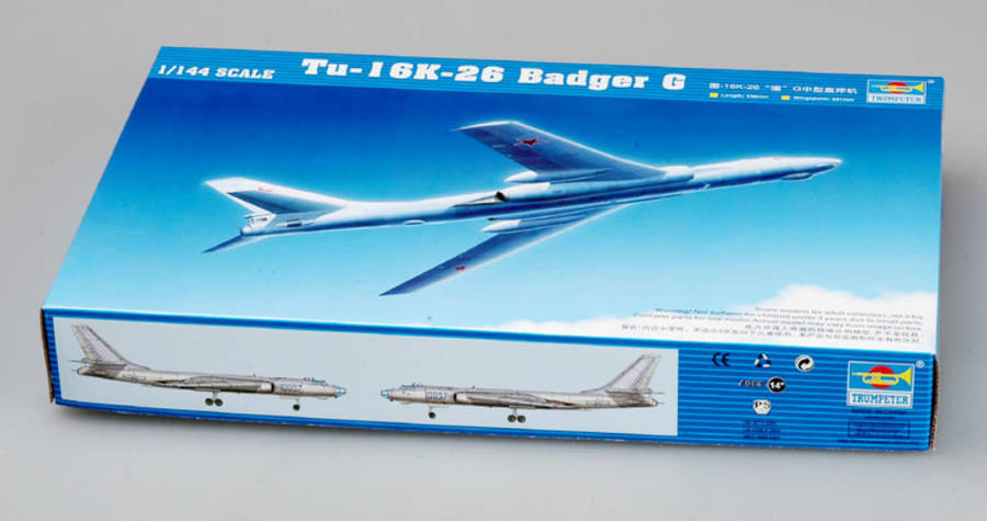 Tupolev Tu-16K-26 Badger 1/144 Scale Trumpeter 02907