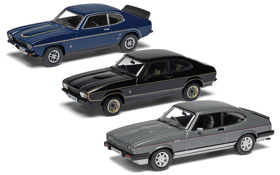 Ford Capri Sporting Trilogy Collection - 1/43 Scale Corgi VC01302