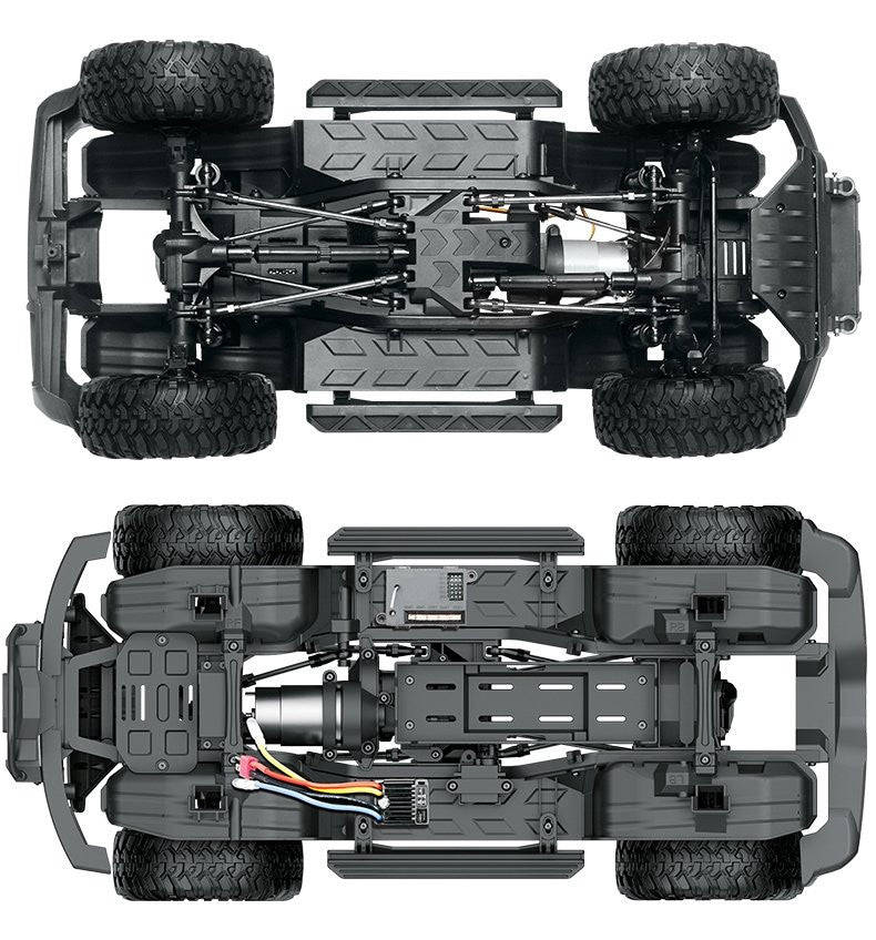 R/C R1002 Bronco (2 Speed Gear Box) Red 1/10 RC Leading  HTRC1107