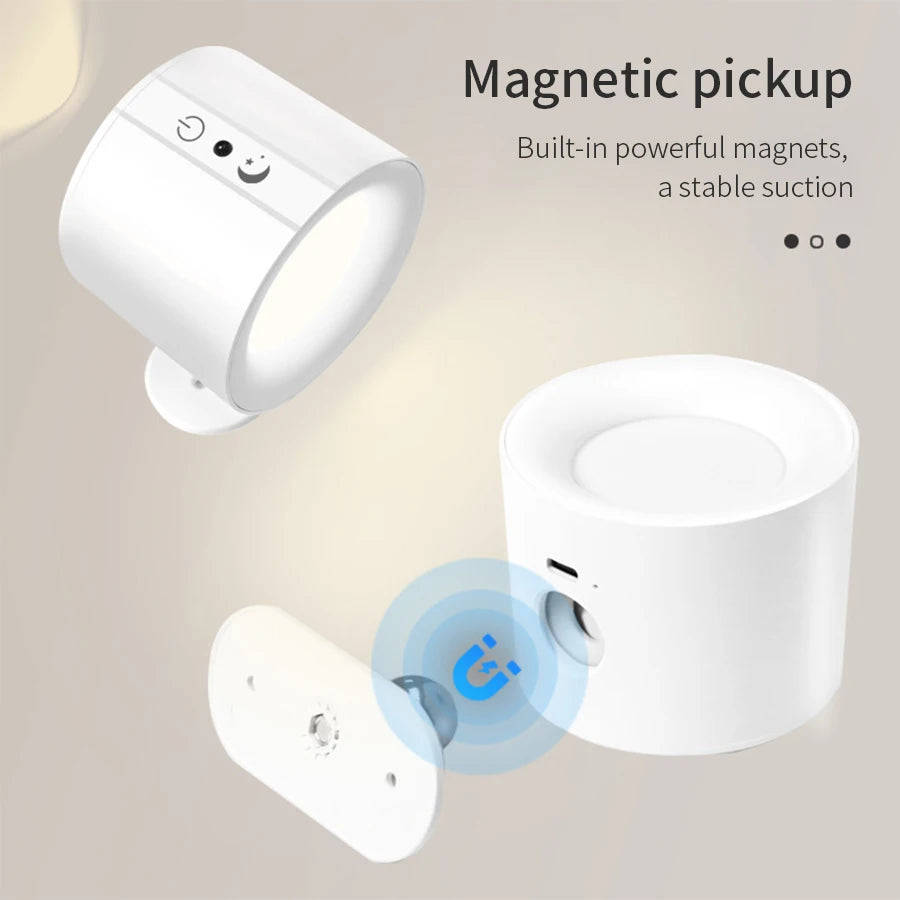 LED Wall Sconces Light Touch Control Double Head Wall Lamp 360 Rotatable 3Colors Wall Lights Wire...