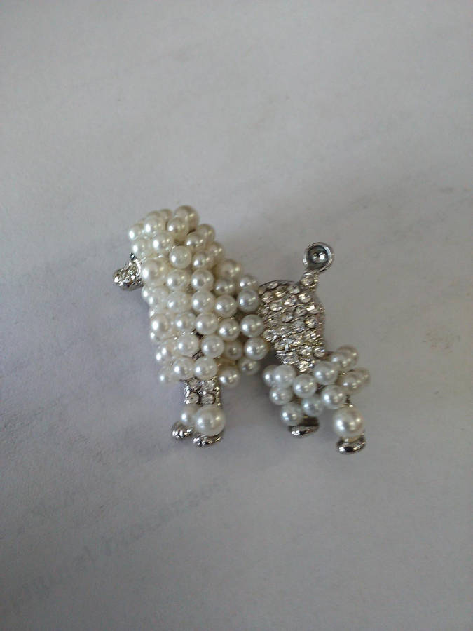 POODLE BROOCH - poodle brooch BRCH0004