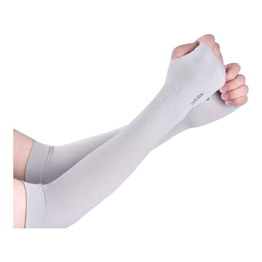 ZS - Best Lets Slim Outdoor Unisex Arm Sleeves Sport Cooling UV Sun Protection - Black