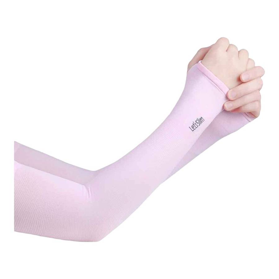 ZS - Best Lets Slim Outdoor Unisex Arm Sleeves Sport Cooling UV Sun Protection - Black