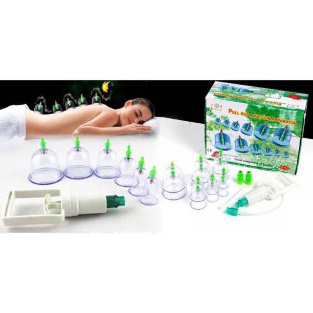 ZS - Vacuum Cupping Sets of 12 Cups With Pump