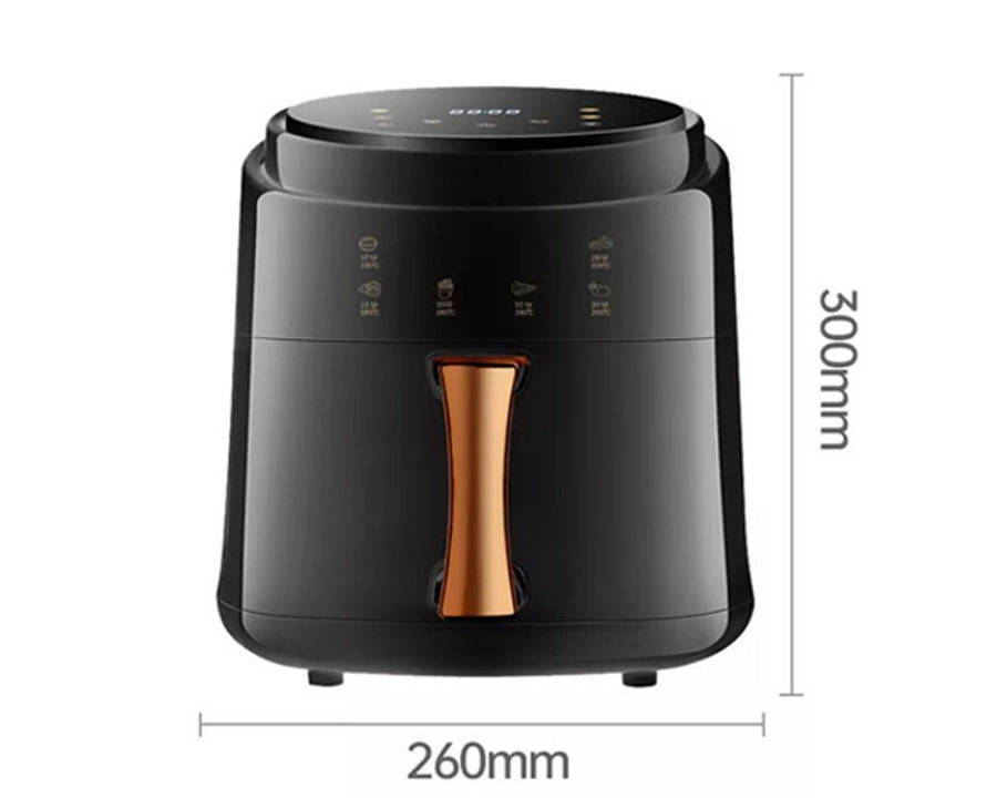 ZS - 8L Digital Air Fryer - Black