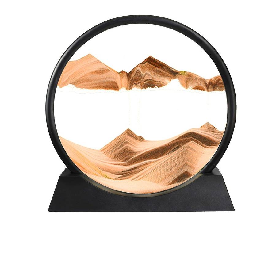 ZS - 3D Dynamic Moving Sand Art 26CM - Grey