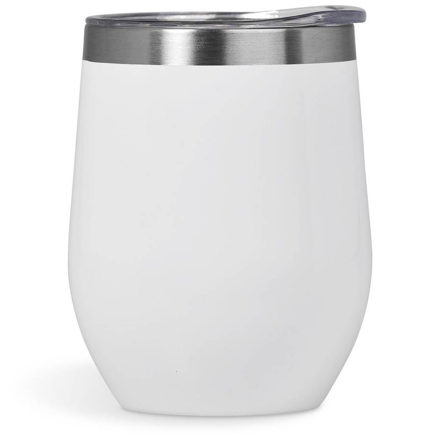 ZS - 350ml/12oz Stainless Steel Insulated Travel Mug With Lid - Black