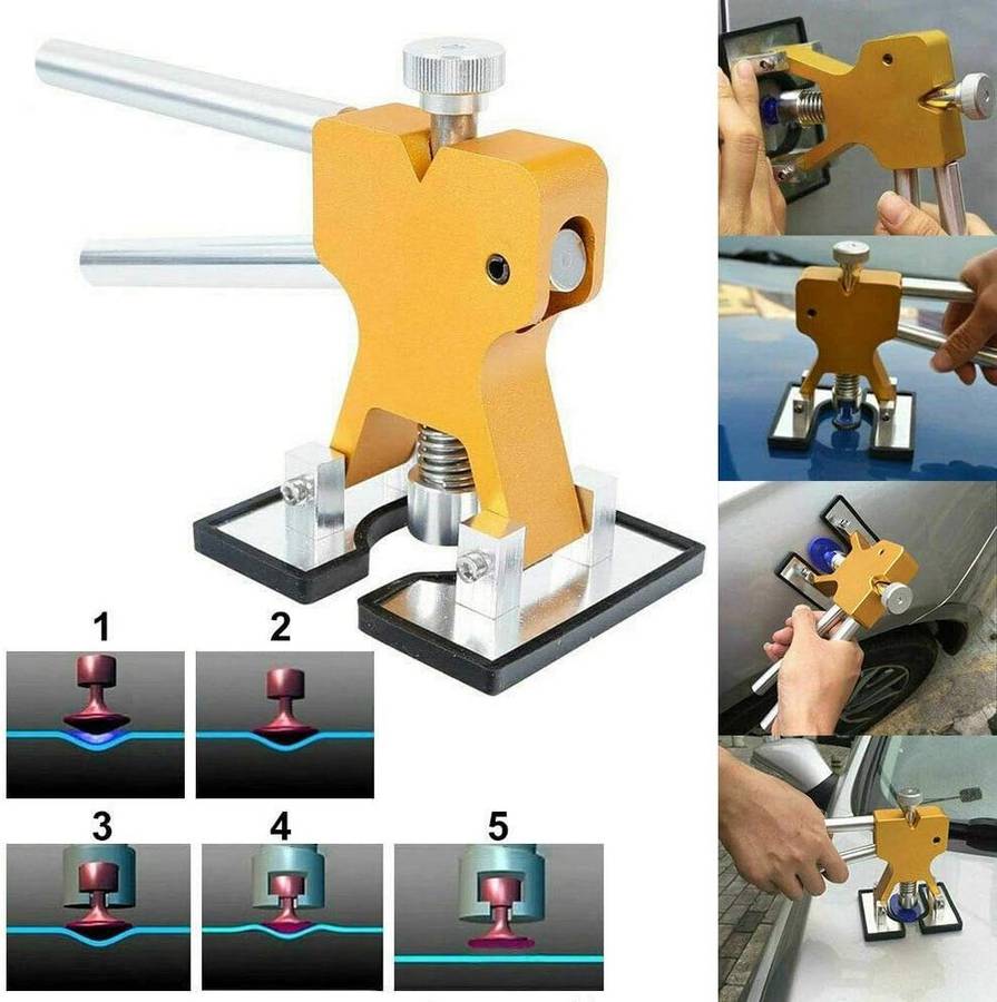 ZS - Paintless Dent Repair Kit Car Dent Removal Tool With Tabs
