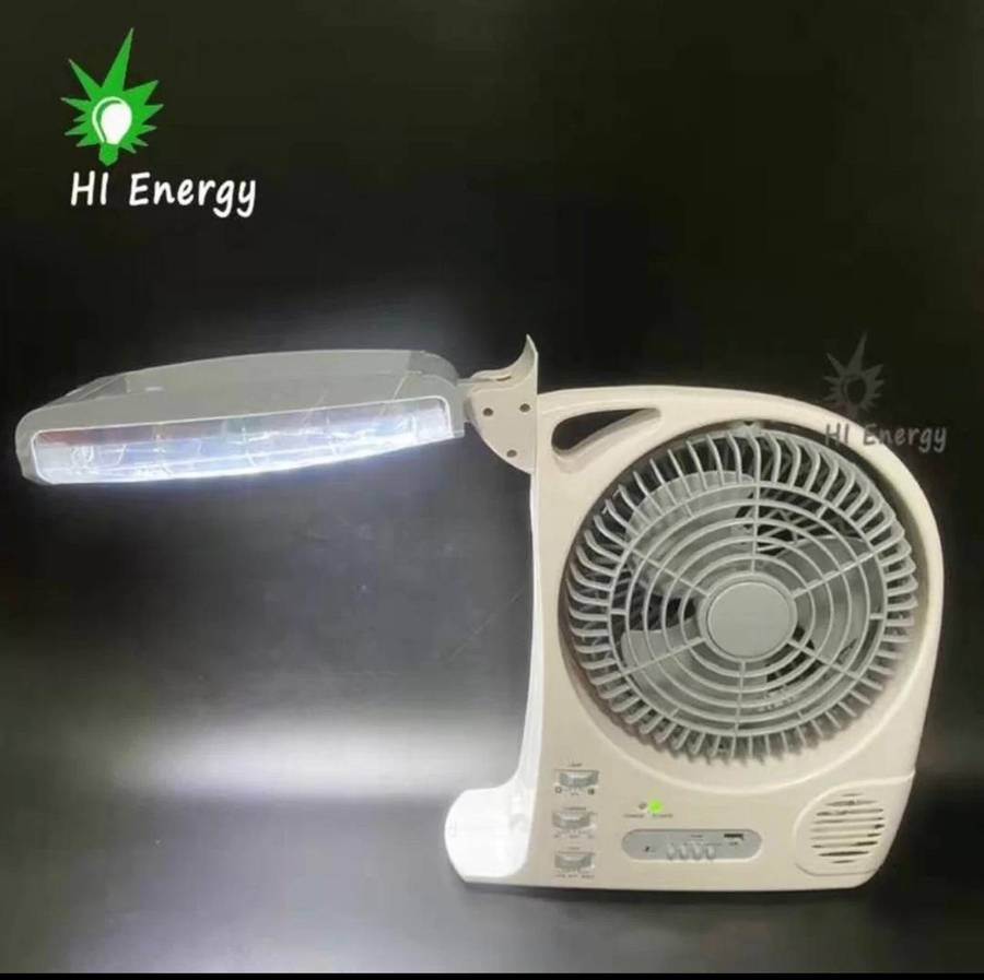 GD-8028 6 in 1 Rechargeable Solar Fan