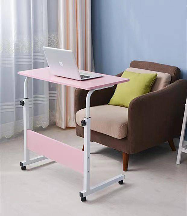 ZS - Portable Laptop Desk With Adjustable Stand & Wheels - Black