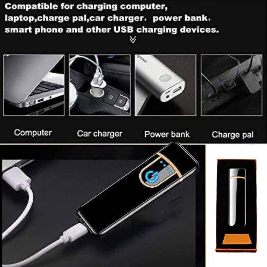 ZS - Portable Coil Lighter Rechargeable - Blue