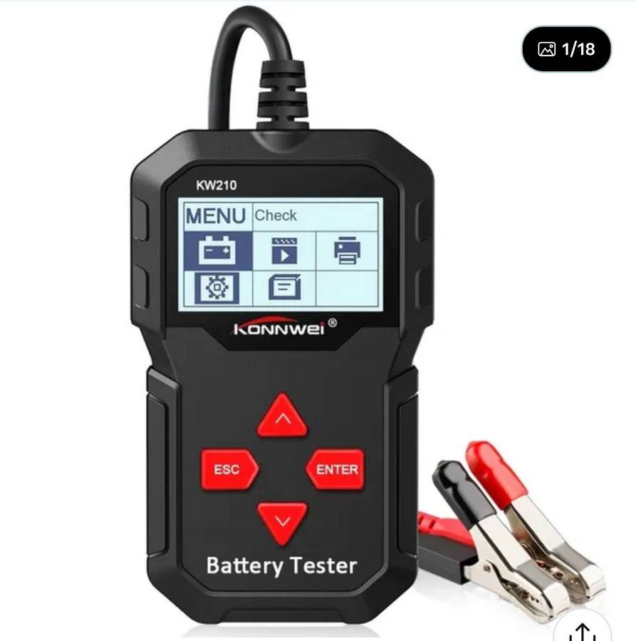 ZS - Konwei KW210 12V Battery Tester