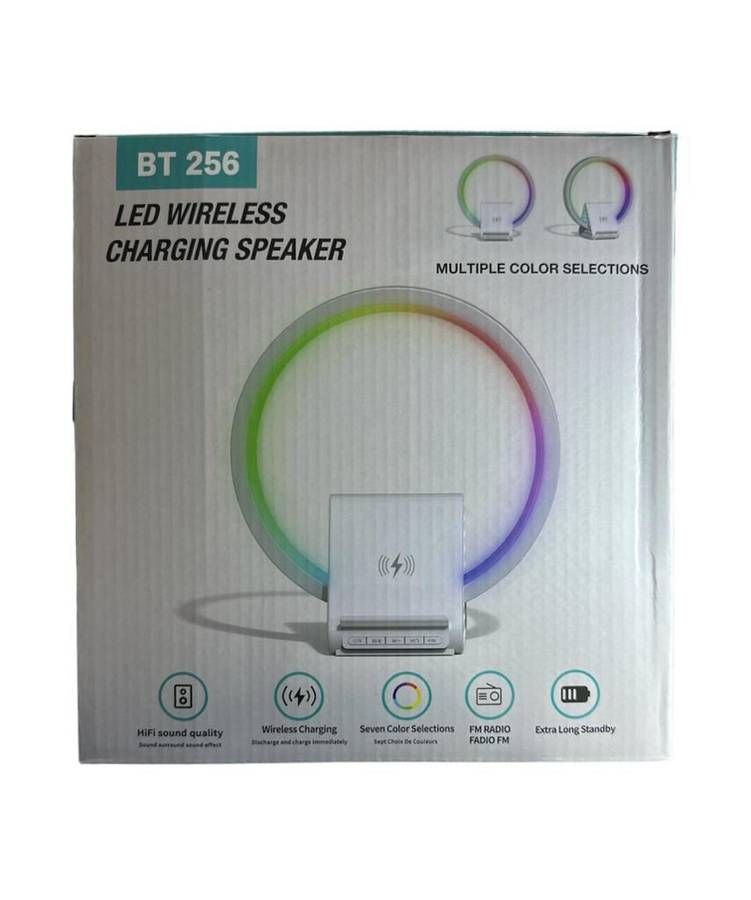 LED Wireless Charging Speaker Ring Light BT-256