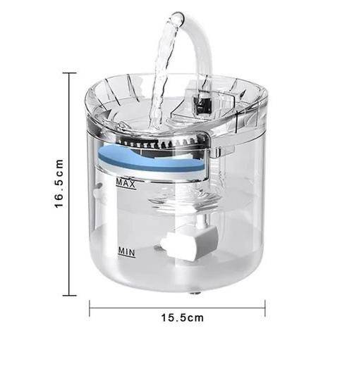 ZS - Pet Water Fountain Transparent