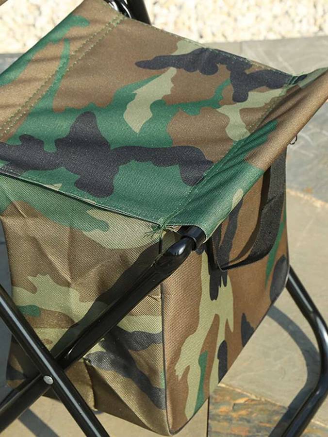 ZS - Foldable Camping & Fishing Chair with Storage