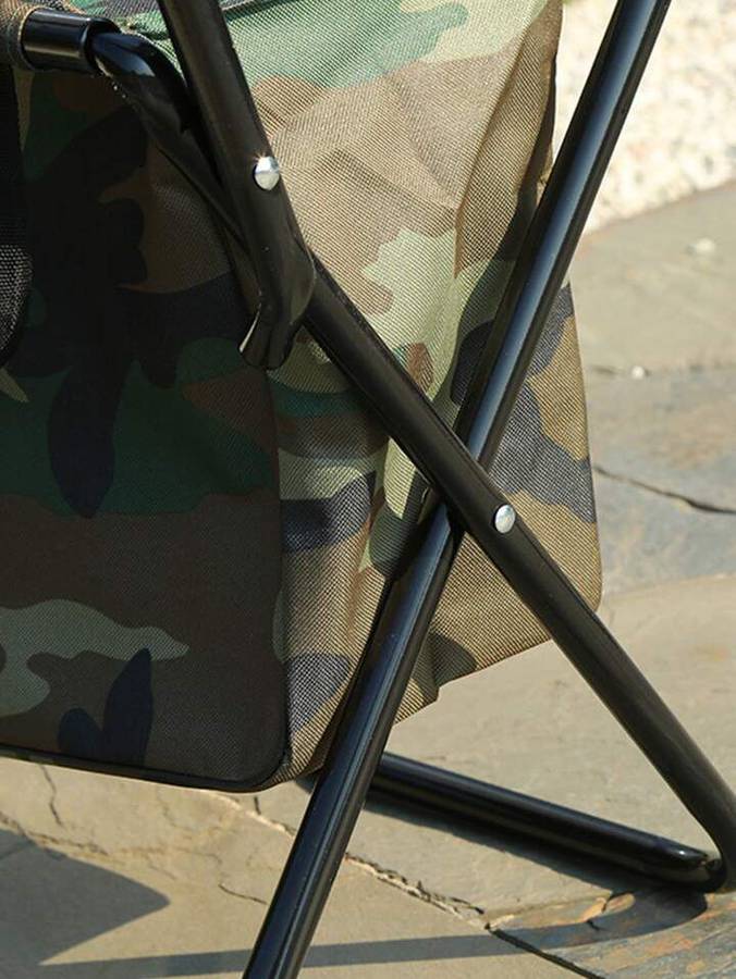 ZS - Foldable Camping & Fishing Chair with Storage