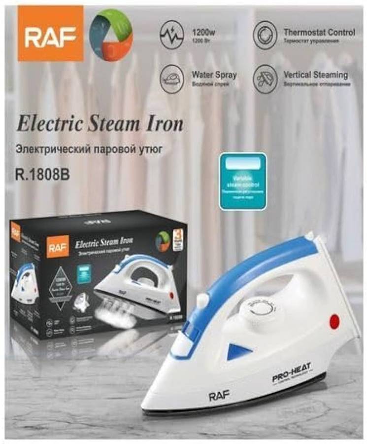 ZS - RAF Electric Steam Iron 1200W - Blue